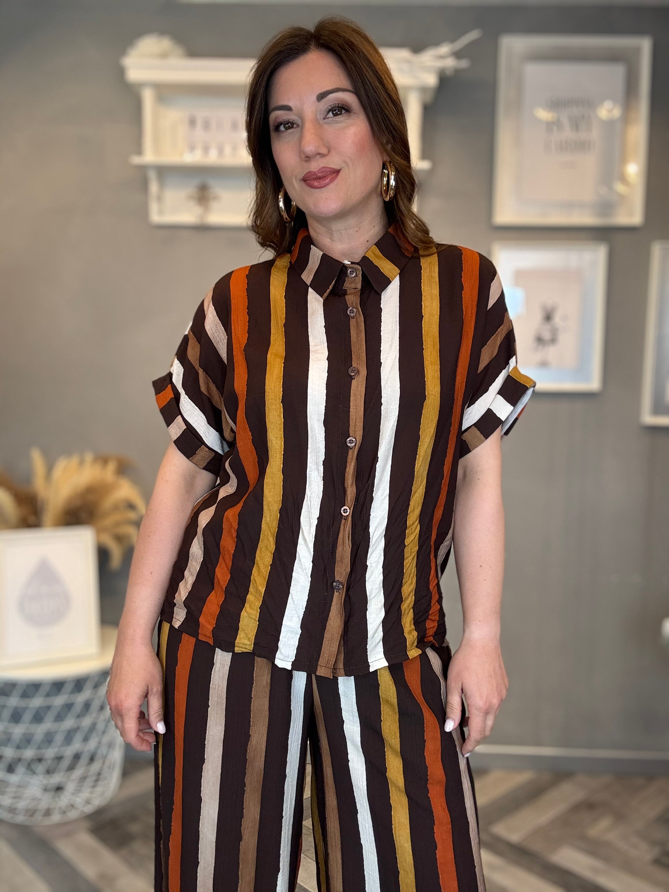 Coordinato righe Choco Sunset