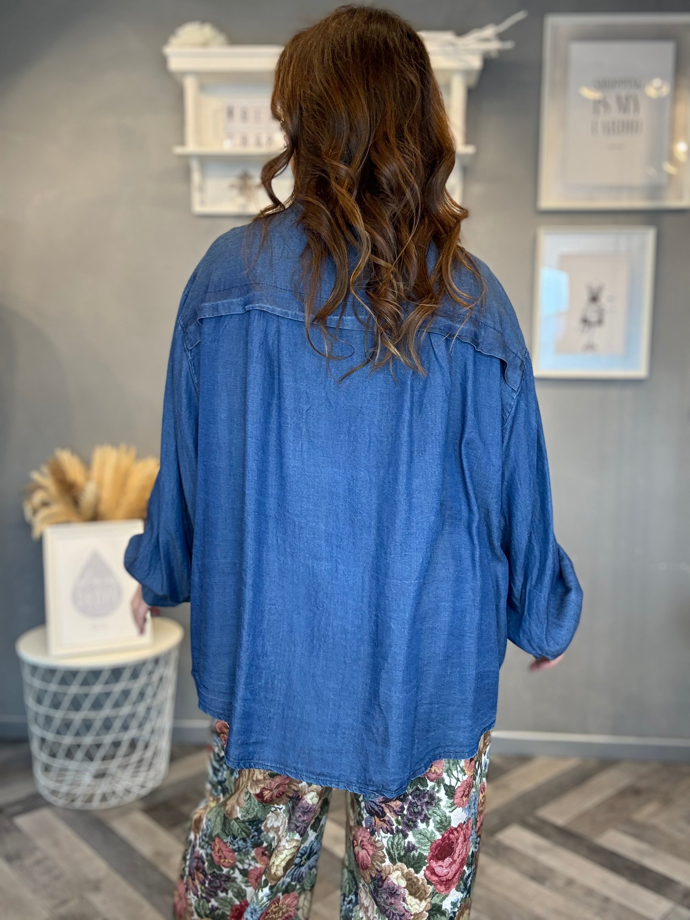 Camicia over denim soft