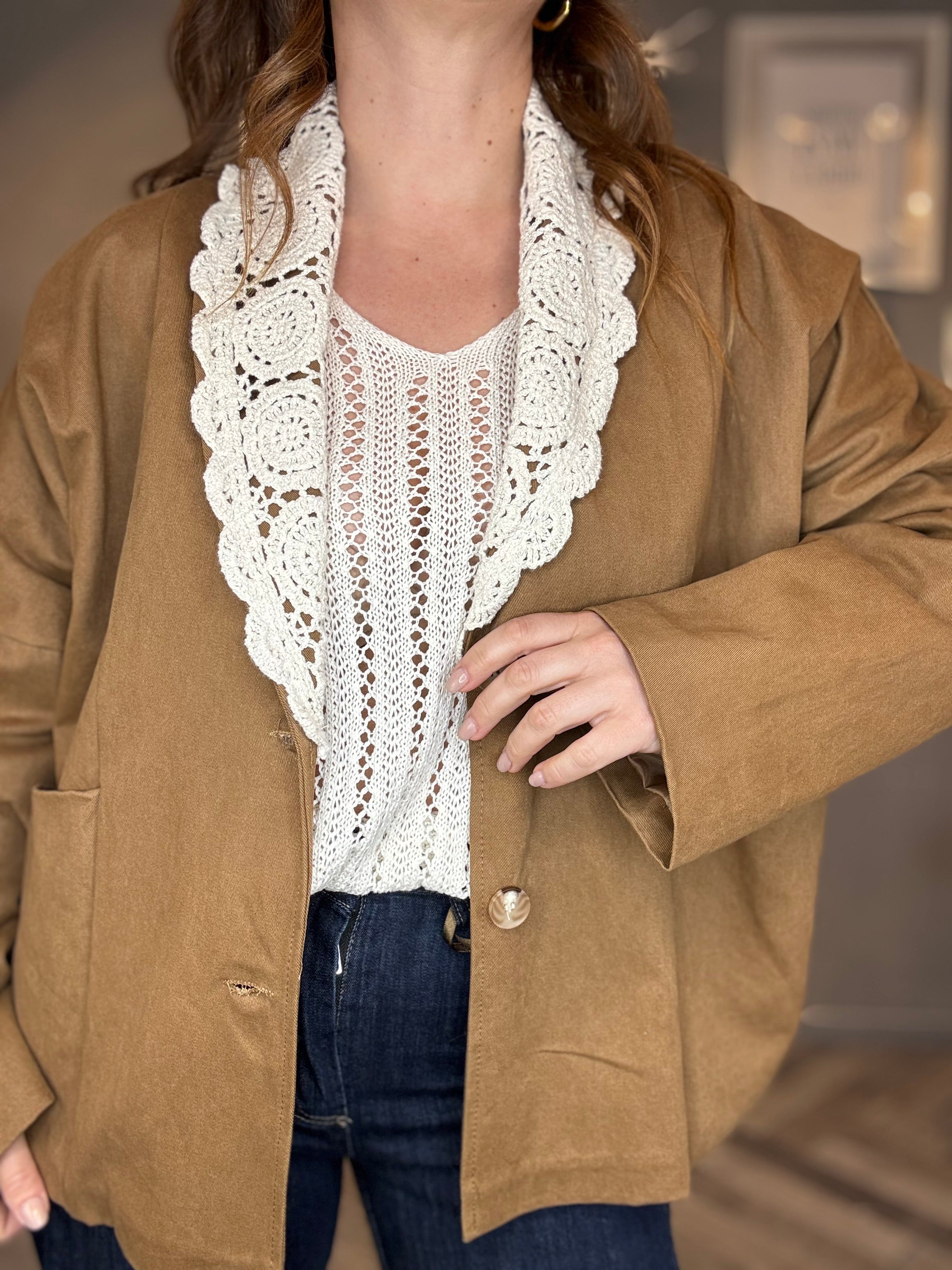 Maglia traforata soft cotton