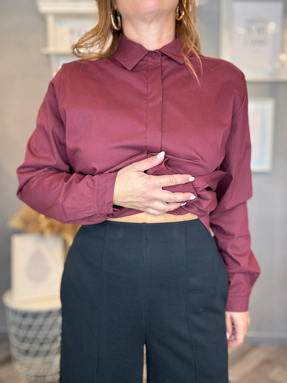 Pantalone palazzo Linea nero