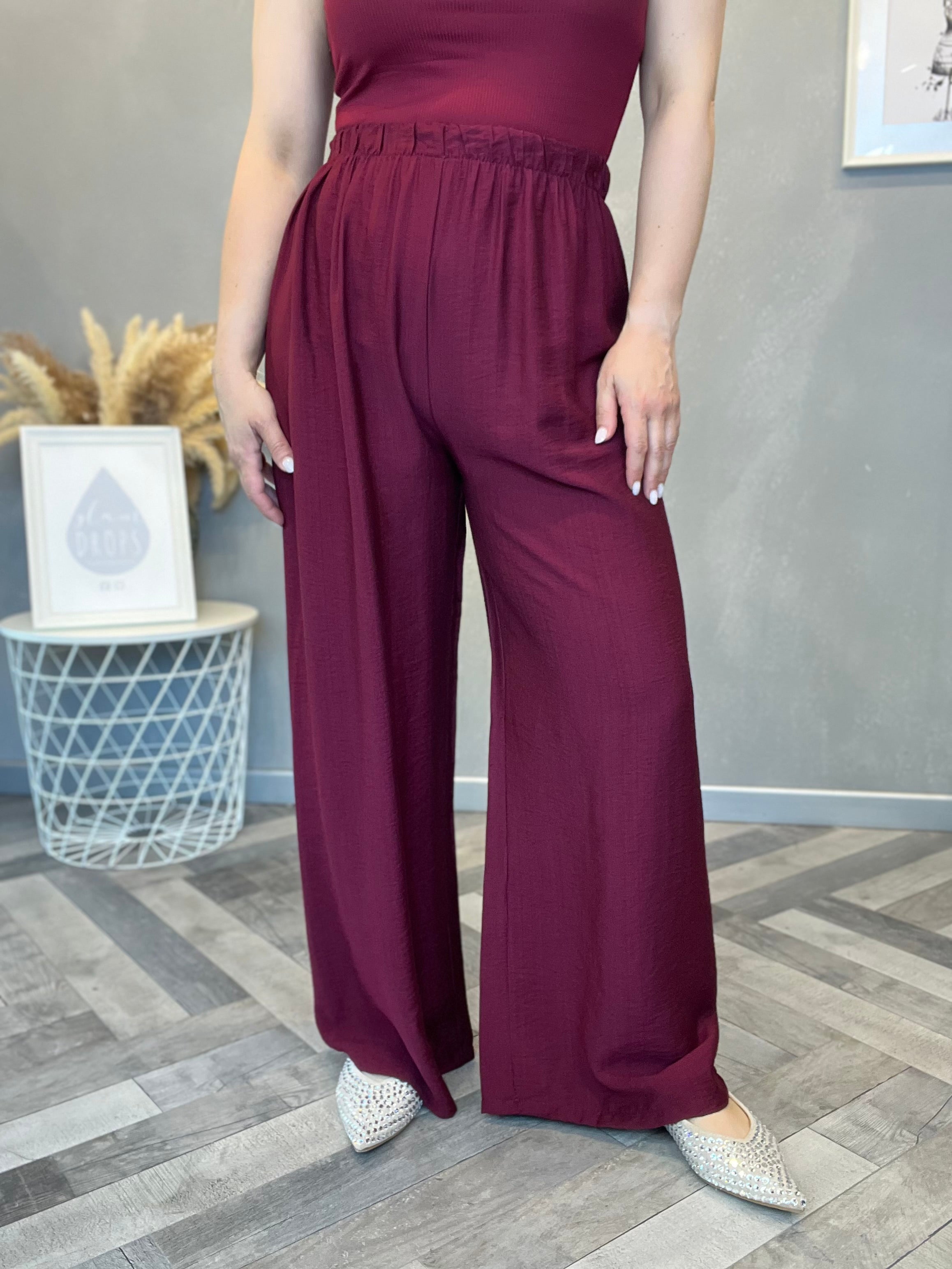 Pantalone Aurora borgogna