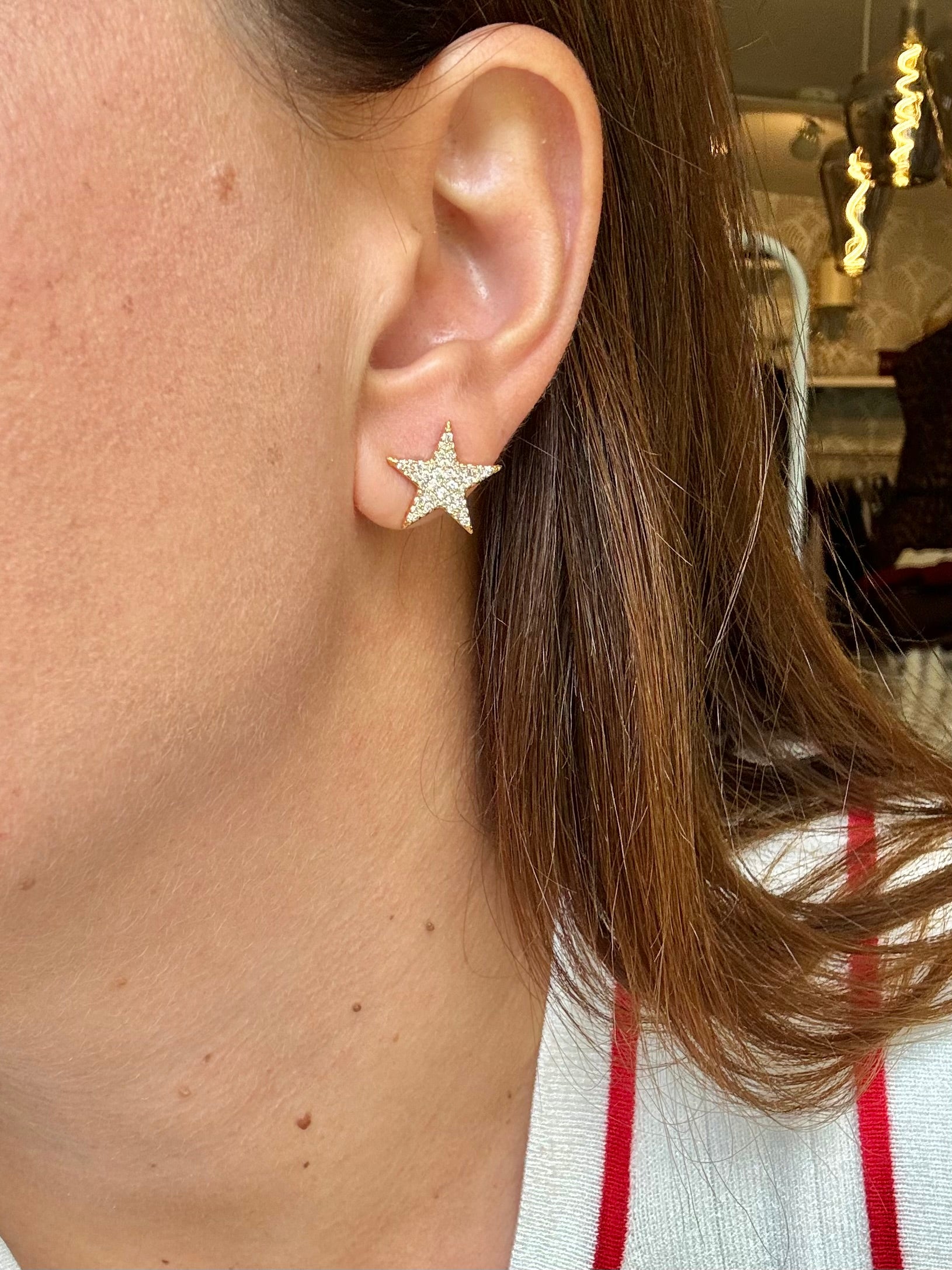 Orecchini stelle e strass