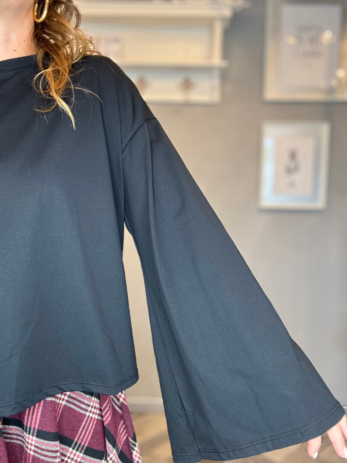 T-shirt Bell nera