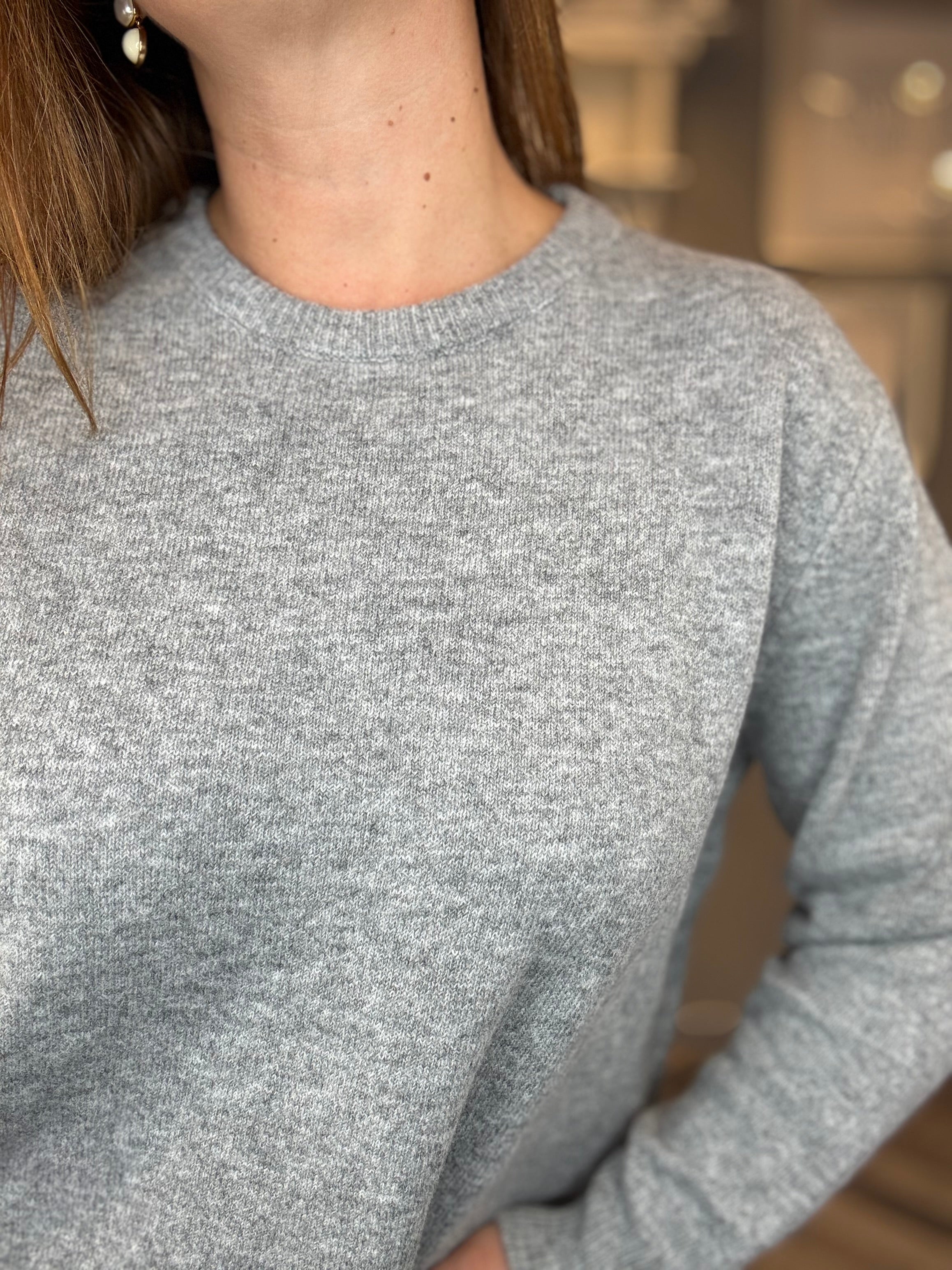 Maglioncino basic grigio