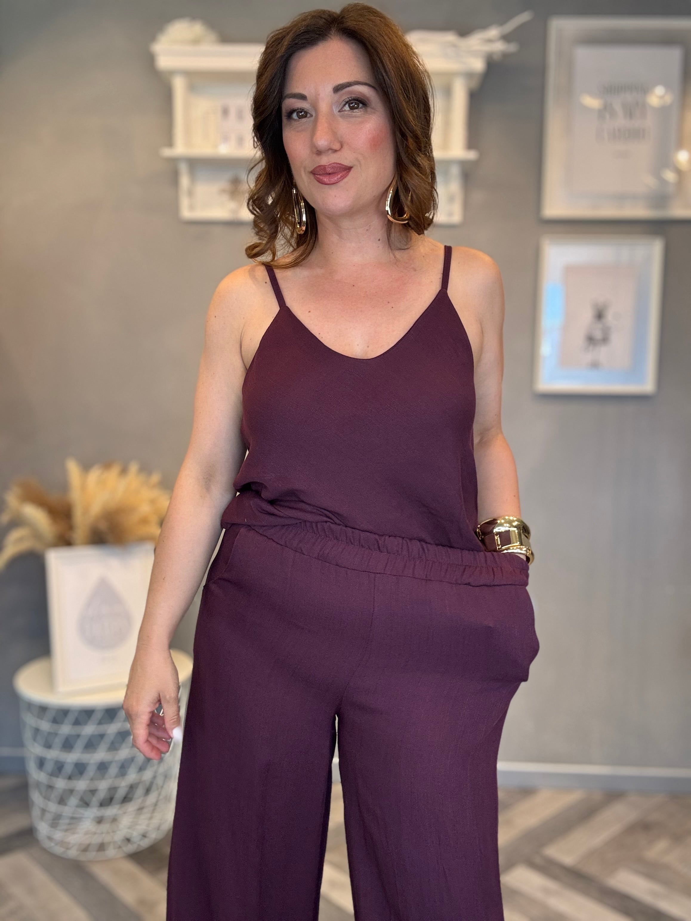 Pantalone Borgogna