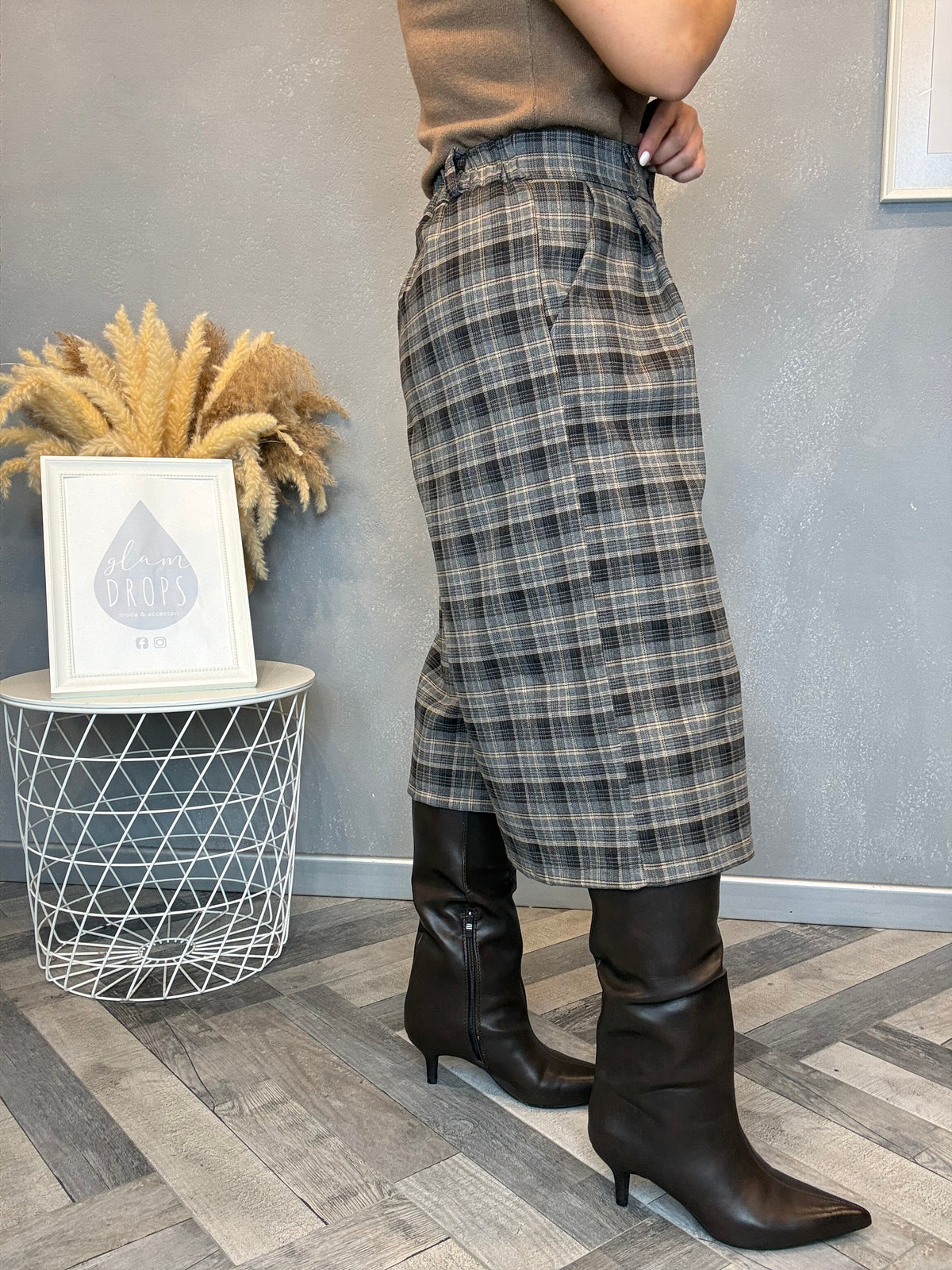 Bermuda check grigio