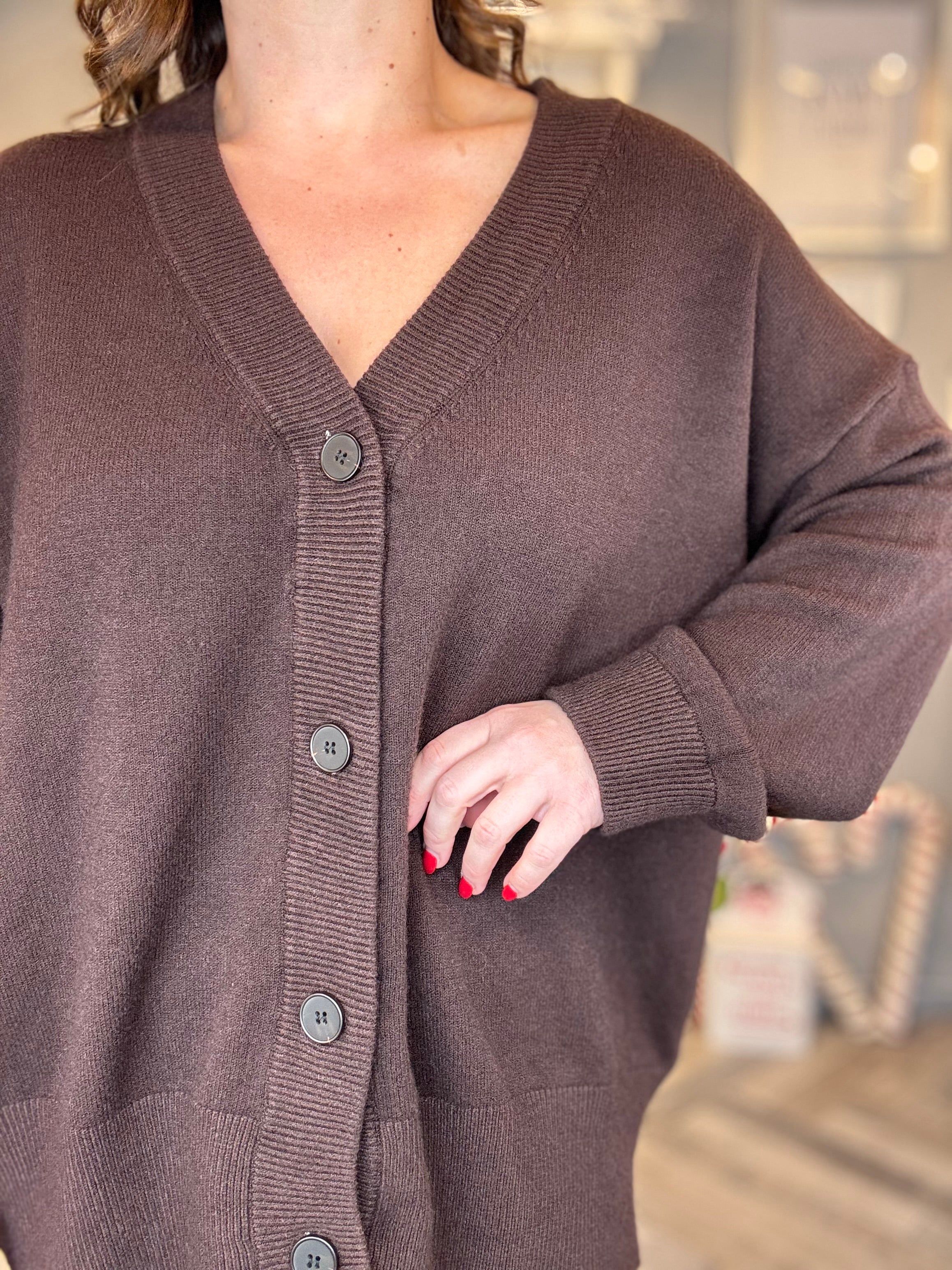 Cardigan lungo over